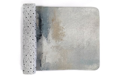 Tapis Taches abstraites dans les tons gris