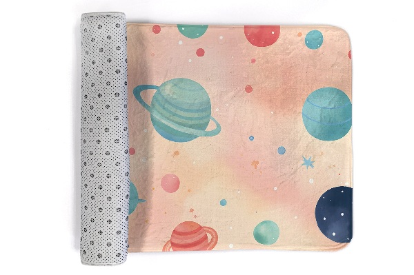 Tapis Planètes et étoiles