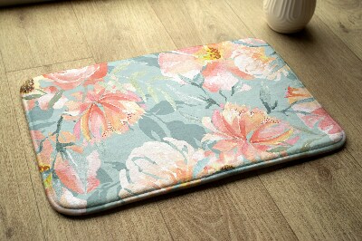 Tapis Motif floral avec des fleurs pastel