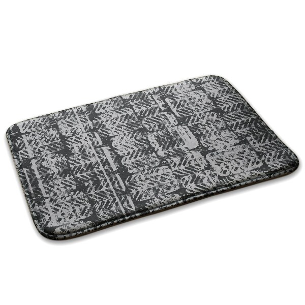 Tapis Motif géométrique abstrait dans les tons gris