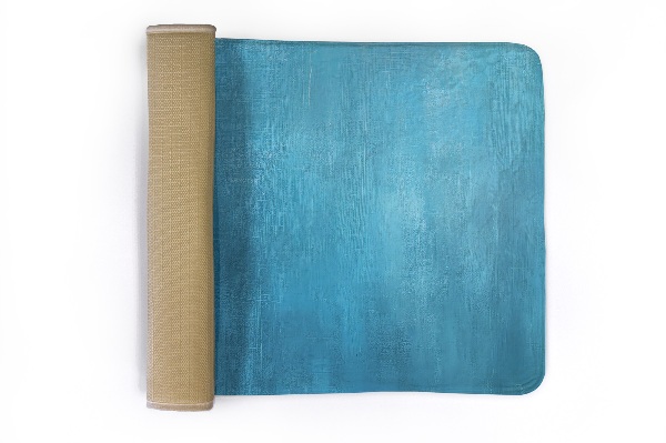 Tapis Texture bleue