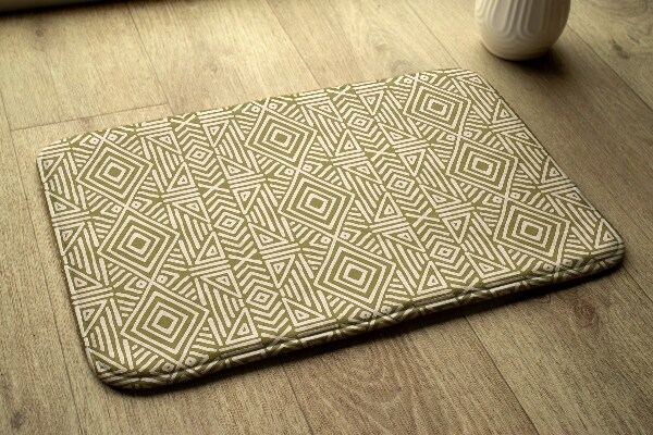 Petit tapis Motifs géométriques avec losanges et triangles