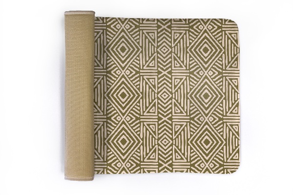 Petit tapis Motifs géométriques avec losanges et triangles