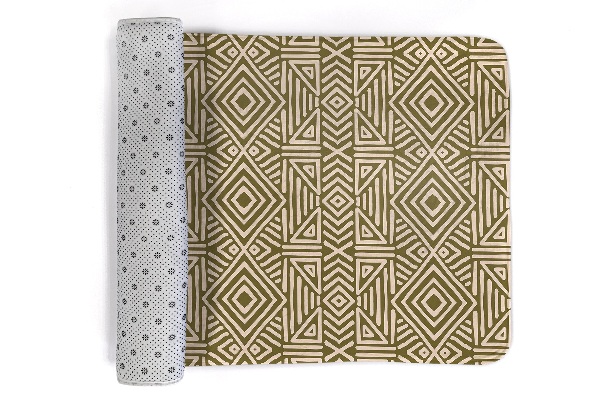 Petit tapis Motifs géométriques avec losanges et triangles