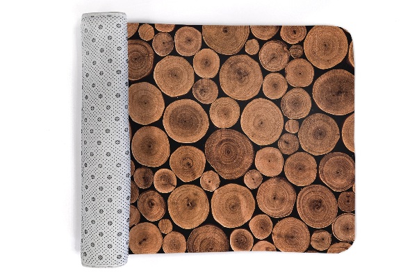 Petit tapis Coupes transversales de troncs d'arbres
