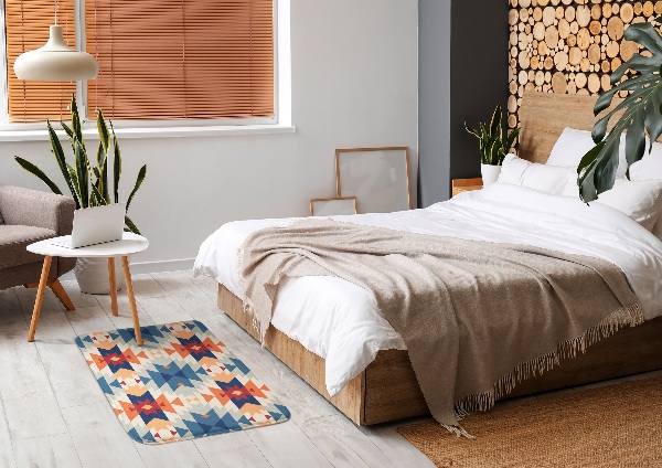 Petit tapis Motif géométrique aztèque