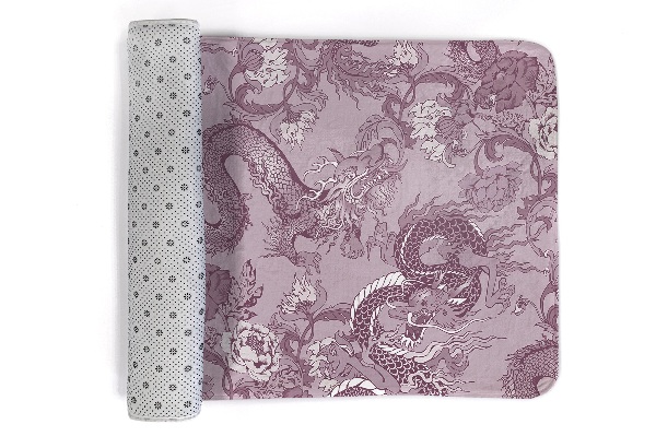 Petit tapis Dragons et fleurs
