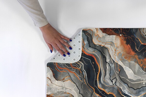 Petit tapis Composition abstraite de lignes