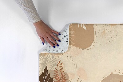 Petit tapis Feuilles et motifs