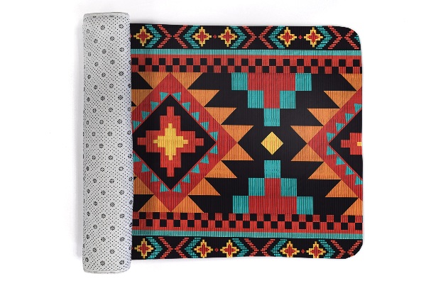 Petit tapis Motif géométrique de style aztèque