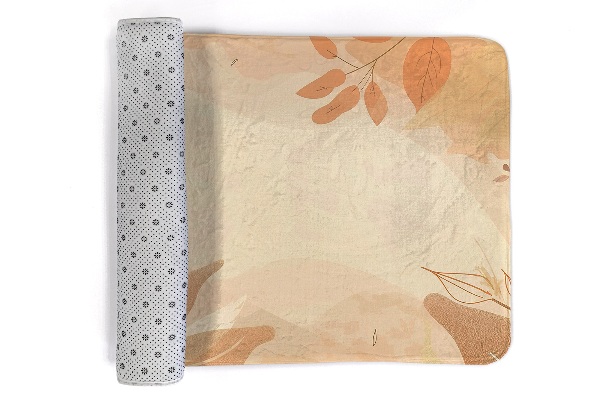 Petit tapis Feuilles et fond