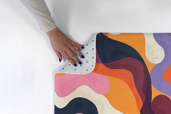 Petit tapis Motif abstrait en couleurs