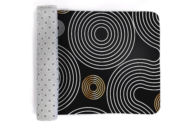 Petit tapis Motif géométrique en zigzag.