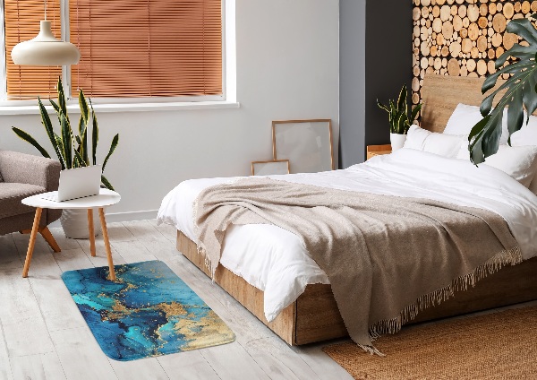 Petit tapis Motif abstrait de style marbre