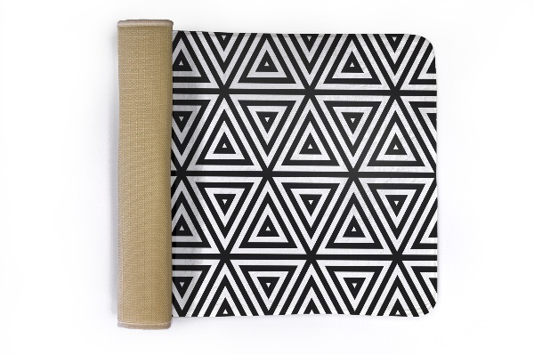 Petit tapis Mosaïque géométrique triangulaire