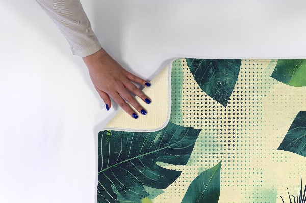 Petit tapis Motif géométrique aztèque.