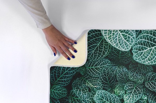 Petit tapis Feuilles avec veines
