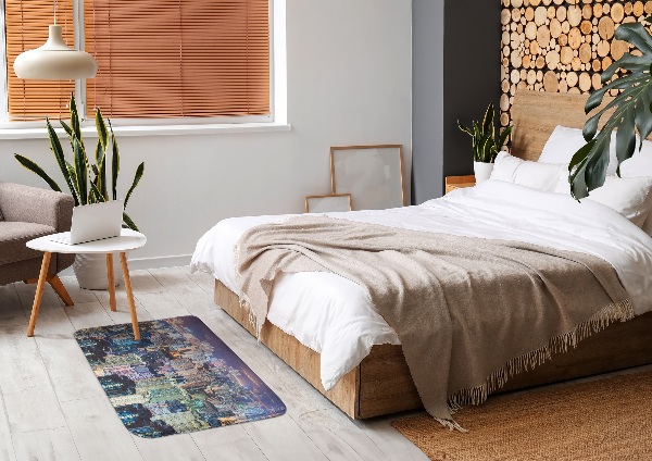 Petit tapis Ville de nuit