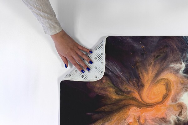Petit tapis Forme cosmique abstraite