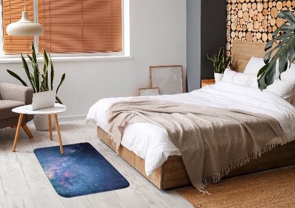Petit tapis Étoiles et galaxie