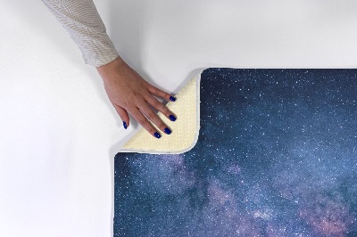 Petit tapis Étoiles et galaxie