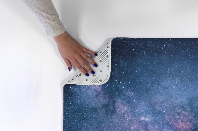 Petit tapis Étoiles et galaxie