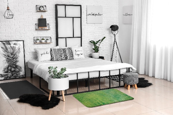 Petit tapis Texture murale verte