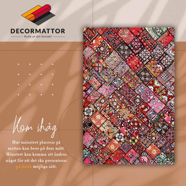 Tapis vinyle Patchwork mosaïque