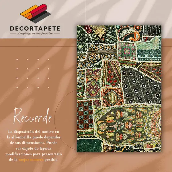 Tapis vinyle Patchwork dans un style turc