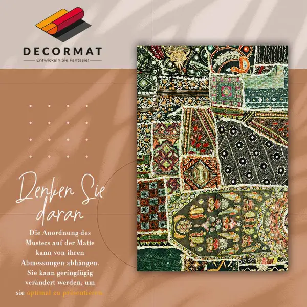 Tapis vinyle Patchwork dans un style turc