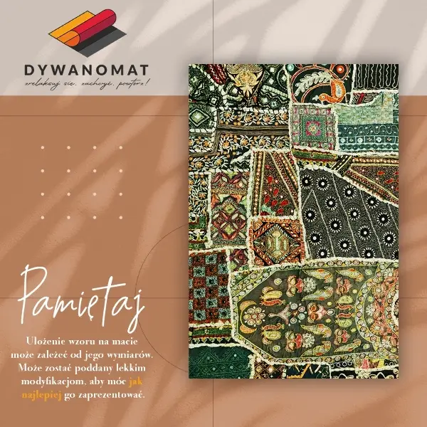 Tapis vinyle Patchwork dans un style turc