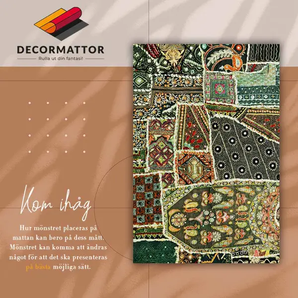 Tapis vinyle Patchwork dans un style turc