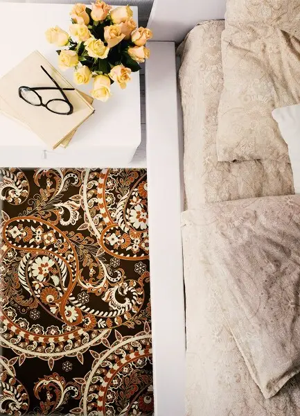 Tapis vinyle Paisley Retro
