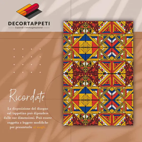 Tapis vinyle Tuiles colorées