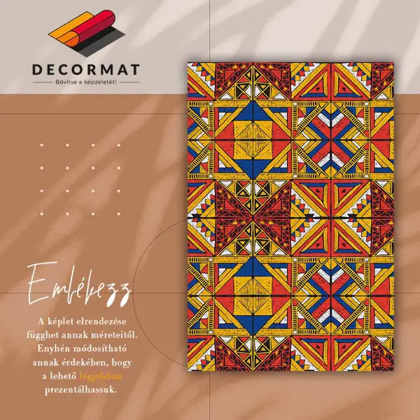 Tapis vinyle Tuiles colorées