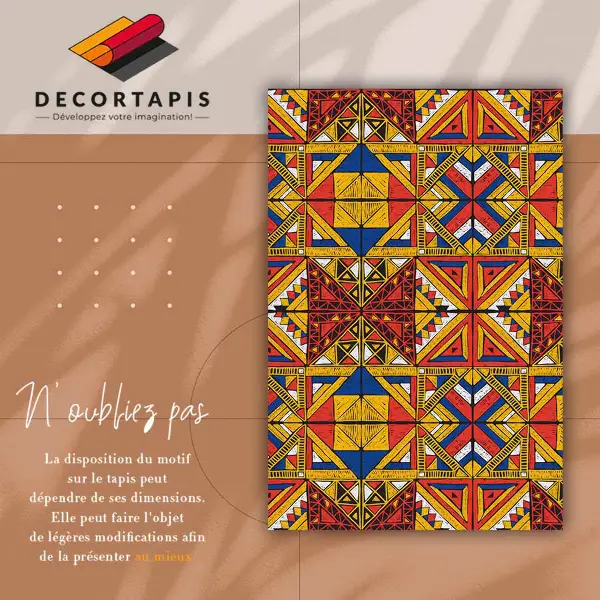 Tapis vinyle Tuiles colorées