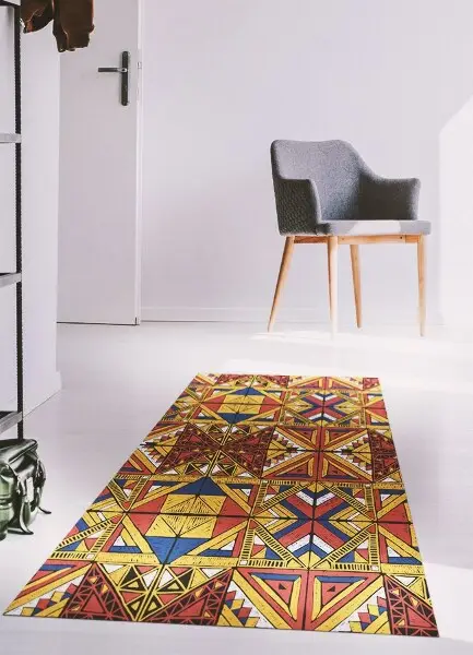 Tapis vinyle Tuiles colorées