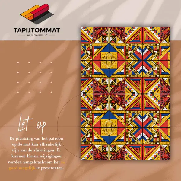 Tapis vinyle Tuiles colorées