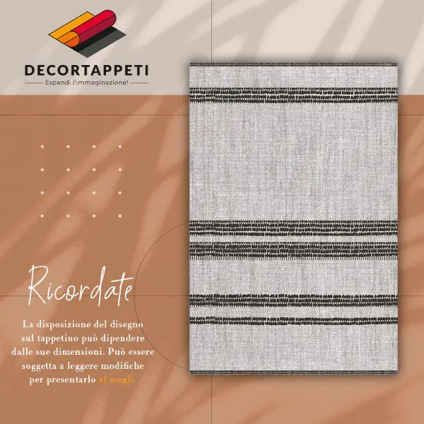 Tapis vinyle Gris dans les lignes