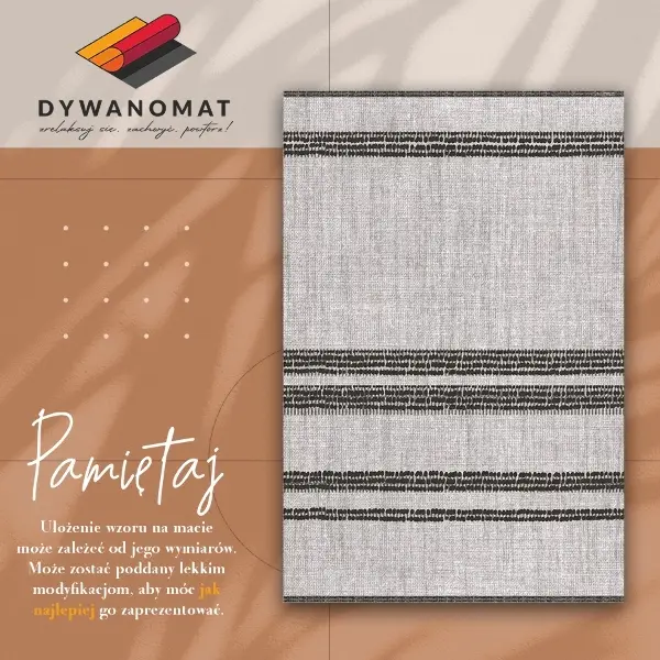Tapis vinyle Gris dans les lignes