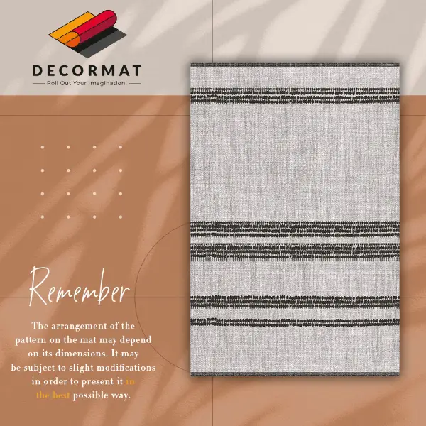 Tapis vinyle Gris dans les lignes