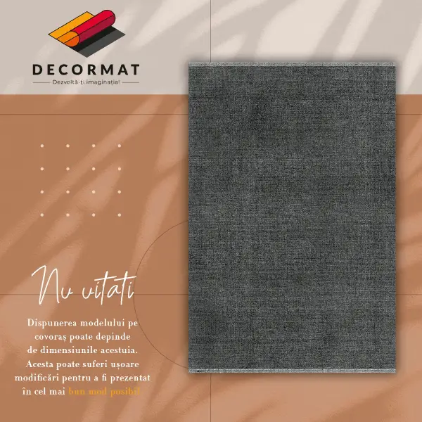 Tapis vinyle Pierre noire