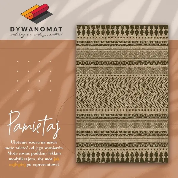 Tapis vinyle Zigzags et lignes