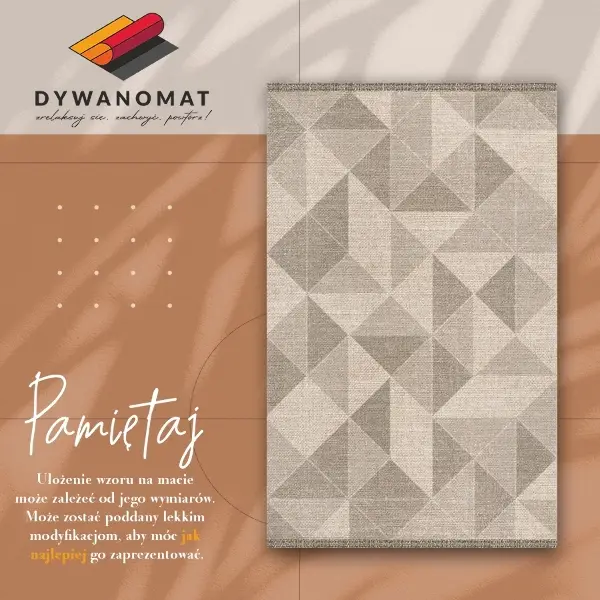 Tapis en vinyle Triangles et carrés