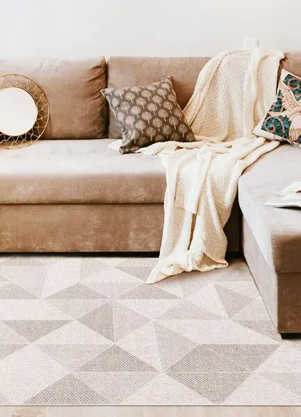 Tapis en vinyle Triangles et carrés
