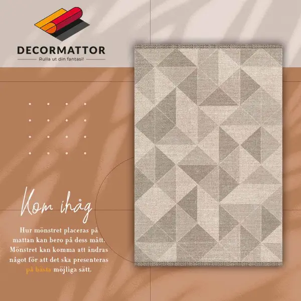 Tapis en vinyle Triangles et carrés