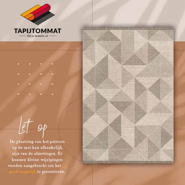 Tapis en vinyle Triangles et carrés