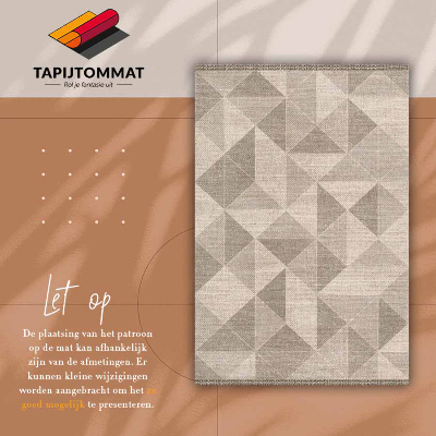 Tapis en vinyle Triangles et carrés