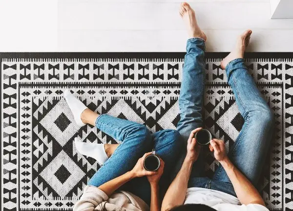 Tapis vinyl Modèle rétro