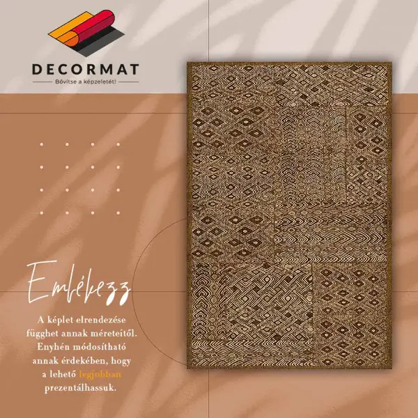 Tapis vinyle Modèle tribal
